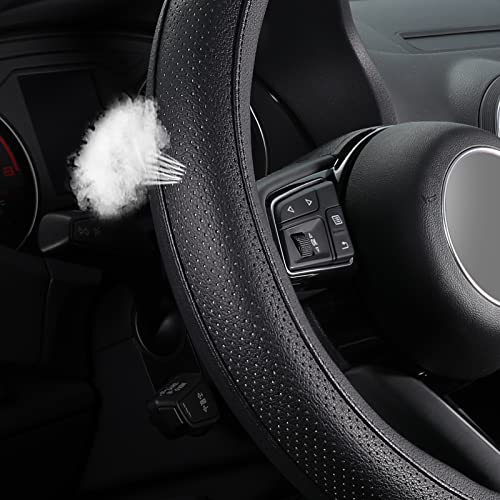 Breathable Car Steering Wheel Cover Large Size 15.5