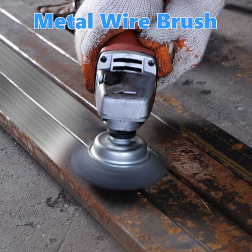 10 Pack Carbon Steel Wire Wheel Brush (10 Count)