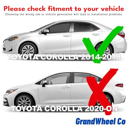 Window Deflectors Smoke Tinted In (4 Count)