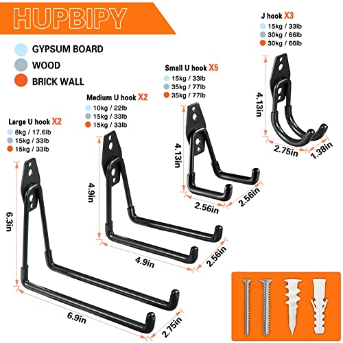 12 Pack Garage Hooks Heavy Duty
