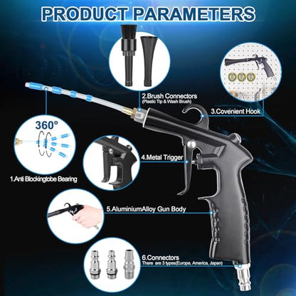Car Cleaning Gun Detailing Interior Dryer Air Blow Gun