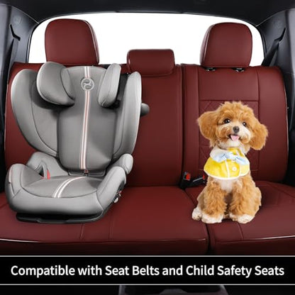 Custom Fit Tacoma Leather Car Seat Covers for Toyota Tacoma 2012 2013 2014 2015