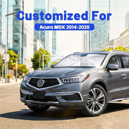 Car Windshield Sun Shade Umbrella for Acura MDX 2014