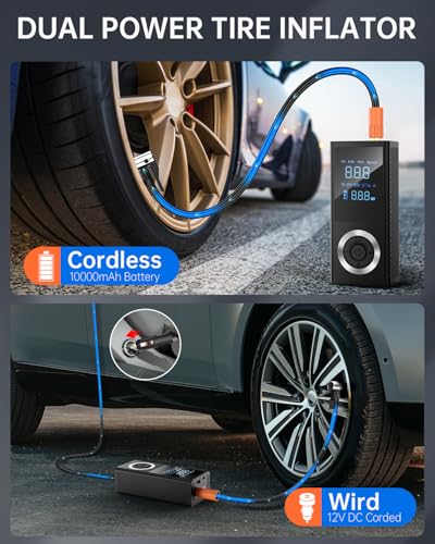 Tire Inflator Portable Air Compressor