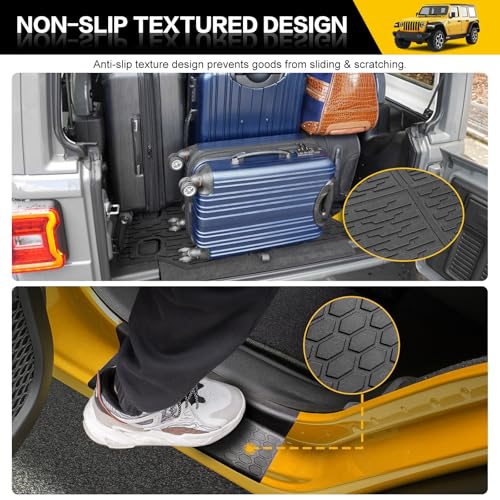 Cargo Mats with Door Sill Guards for 2021
