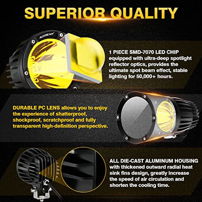 C4 Series Round LED Pods 4 (2 Count)