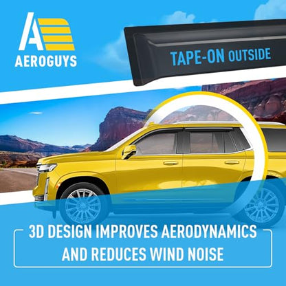 Extra Durable Window Deflectors Tape (4 Count)