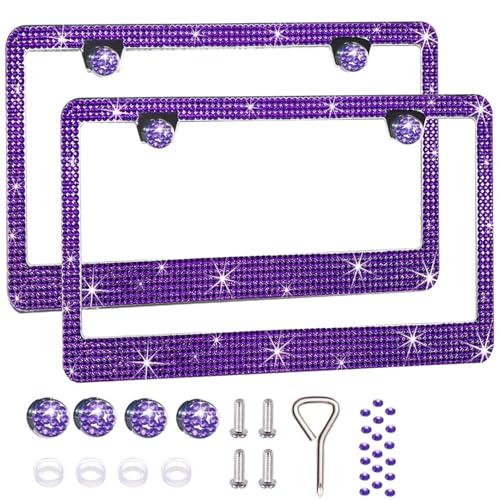 2 Pack License Plate Frames for Women