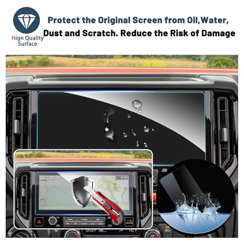 Screen Protector for Nissan Frontier 12.3" GPS Display Touchscreen 9HD Anti