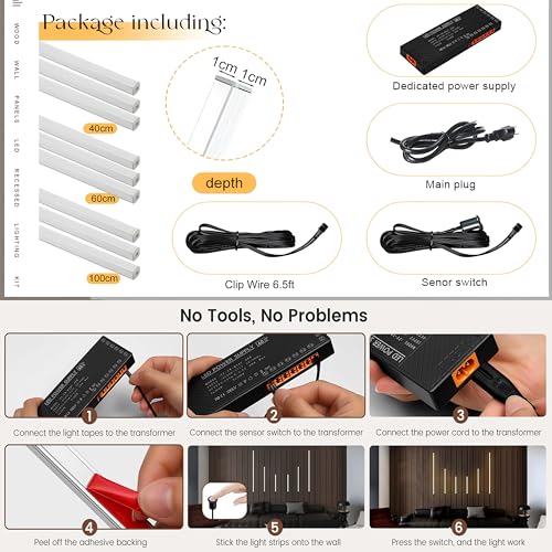 9 Lights LED Recessed Lighting Wall Panel Lights (9 Count)