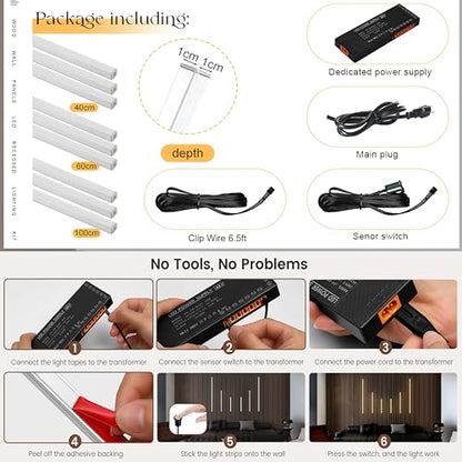 9 Lights LED Recessed Lighting Wall Panel Lights (9 Count)