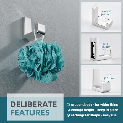 Towel Hook Polished Chrome