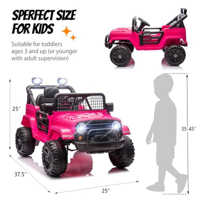 12V Kids Ride on Truck with Remote Control