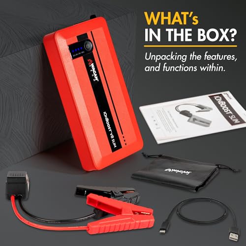 EL7601 iOnBoost V8 Slim Jump Starter 1200A Peak 12V Portable Booster