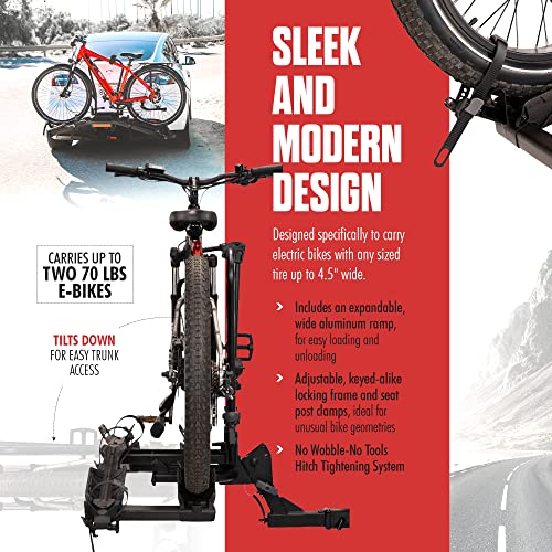 Destination E Hitch Bike Rack with Ramp for 2 Bikes (2 Count)