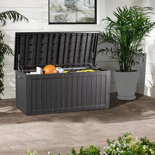 200 Gallon Lockable Resin Deck Box