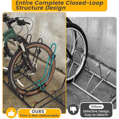 Floor Bike Rack for 5 Bikes
