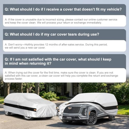 10 Layers SUV Car Cover Custom Fit for Cadillac Escalade SWB