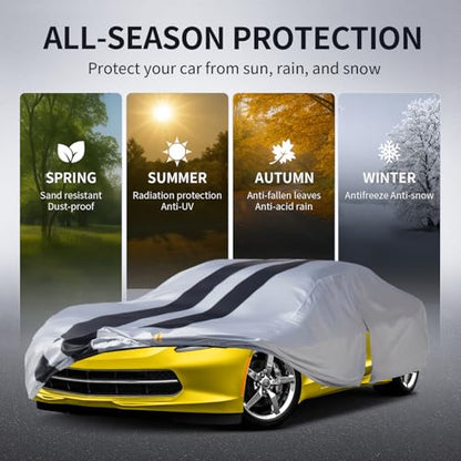 Multi Layer Car Cover Custom Fit for Chevy Corvette C4