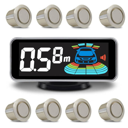Car Parking Sensors Kit Reverse Radar parktronic System Auto Electronics Vehicle Back Assistant Reverse 8 Sensor (8 Count)