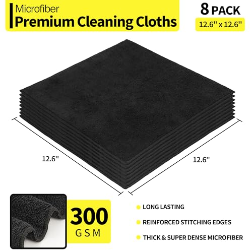 Microfiber Cleaning Cloth (8 Count)