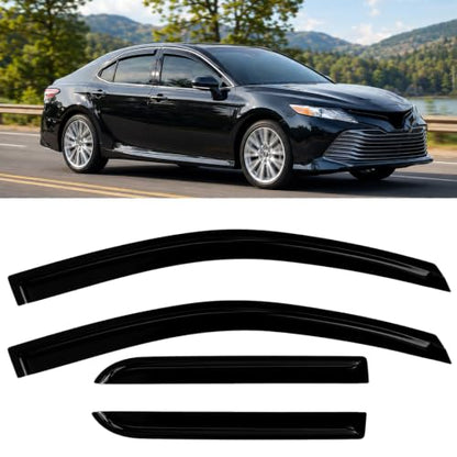 4PC Window Rain Guards fit 2018 (4 Count)