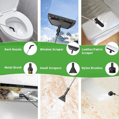 Handheld Steam Cleaner for Home (16 Count)