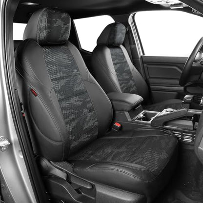 Tacoma Seat Covers Custom Fit for Toyota Tacoma 2016 2017 2018 2019 2020 2021 2022 2023 Double Cab