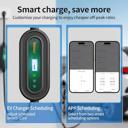 Level 2 EV Charger 40 Amp Portable J1772 Charger