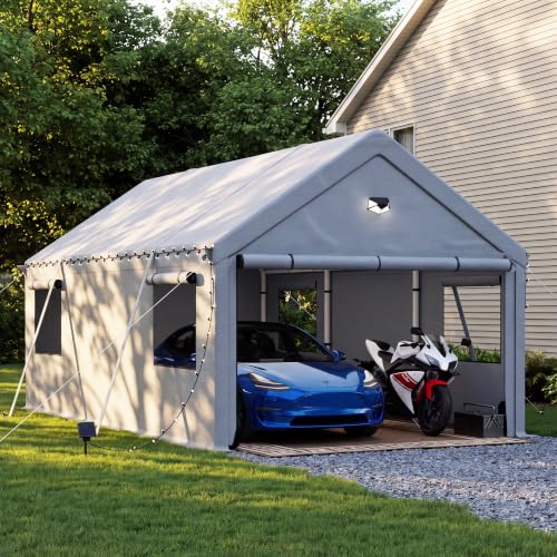10x20 FT Heavy Duty Carport Canopy
