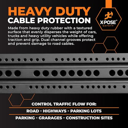 6 Ft Rubber Speed Bump (4 Count)