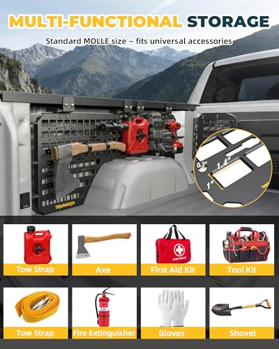 Silverado & Sierra 1500 5.8ft Short Truck Bed Side MOLLE Panels