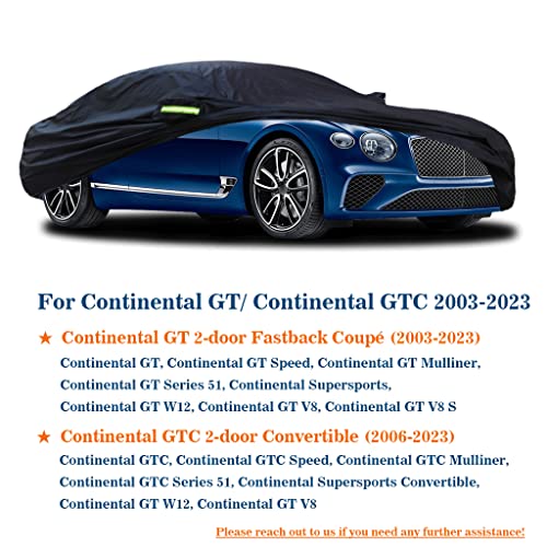 Car Cover Compatible with Bentley Continental GT Coupe