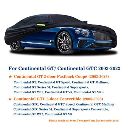 Car Cover Compatible with Bentley Continental GT Coupe