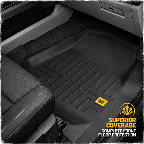 JustFit™ 3D Custom Fit Front Floor Mats for Chevy Silverado 1500 Regular Cab 2014