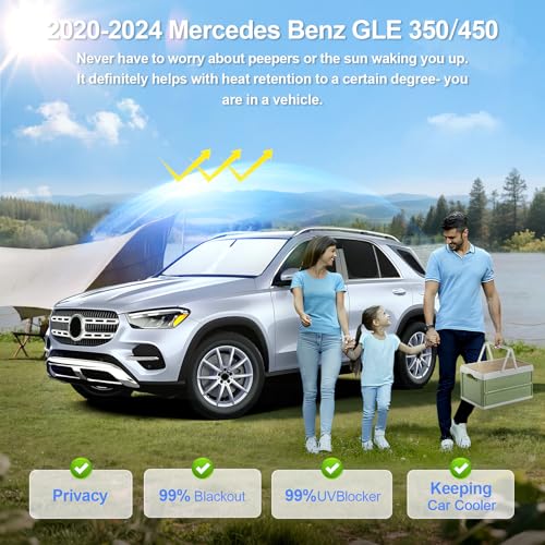 10pcs Car Window Shades for Mercedes Benz GLE 350 450 2020 (10 Count)