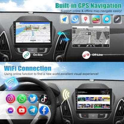 2+64G Android Car Stereo for Hyundai Tucson IX35 2010