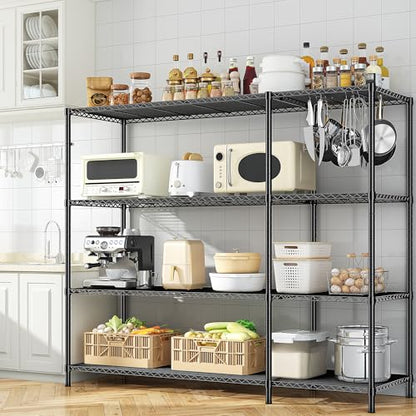 52.4W Wire Shelving Rack (2 Count)