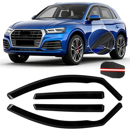 4pcs in Channel Window Rain Guard Fit for Audi Q5 (4 Count)