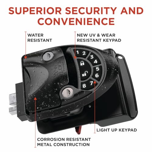 V4 Keyless Entry RV Door Lock with Premium Keypad & Full Metal