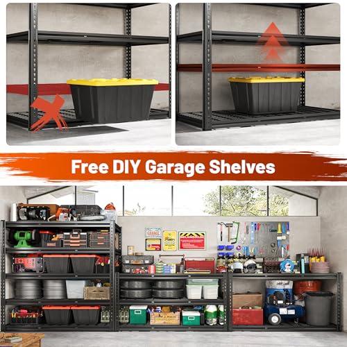 48‘’W Garage Shelving