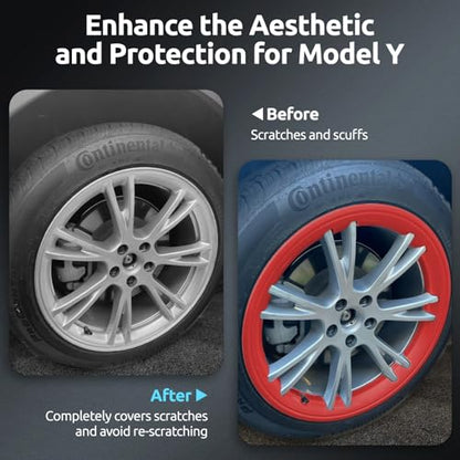Wheel Rim Protector for Tesla Model Y Gemini 19 inch Apollo Wheels 2020