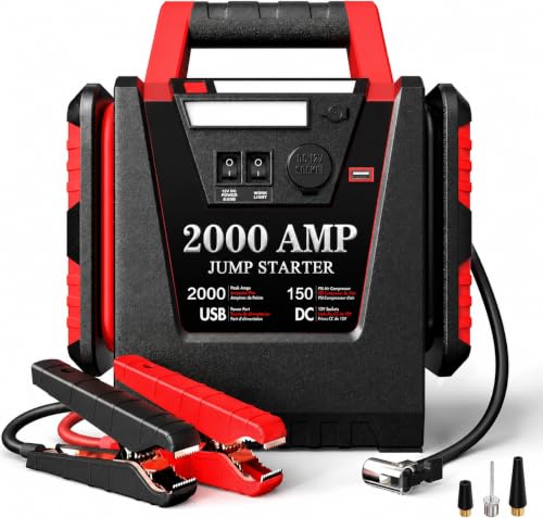 Jump Starter with Air Compressor
