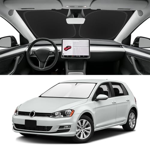 Custom Fit Windshield Sun Shade for VW Golf 2015
