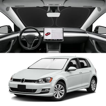 Custom Fit Windshield Sun Shade for VW Golf 2015