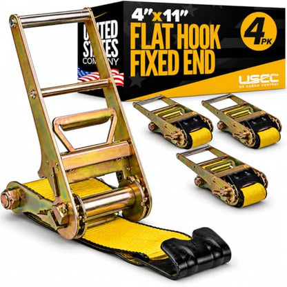 4 Inch x 11 Inch Replacement Fixed Ends (4 Count)