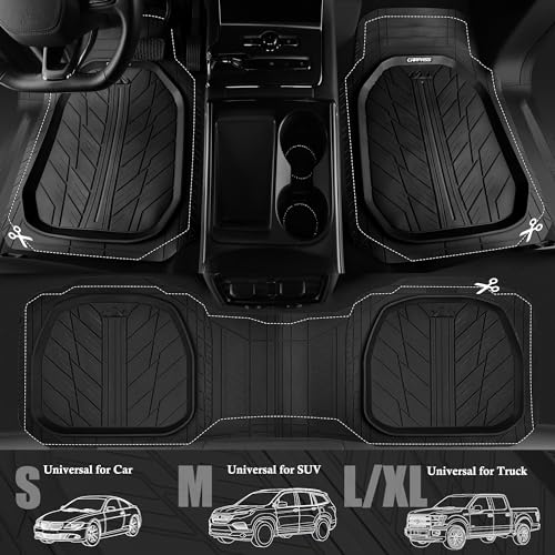 Deep Dish Floor Mats for Cars (4 Count)