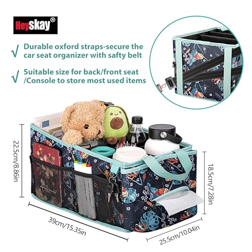Backseat Car Organizer Car Caddy Passenger Seat Organizer for Kids