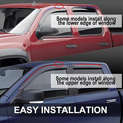 Window Visors Rain Guards for 2016