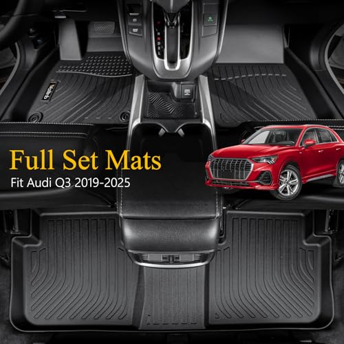 Floor Mats & Cargo Liner Backrest Mat for Audi Q3 2019